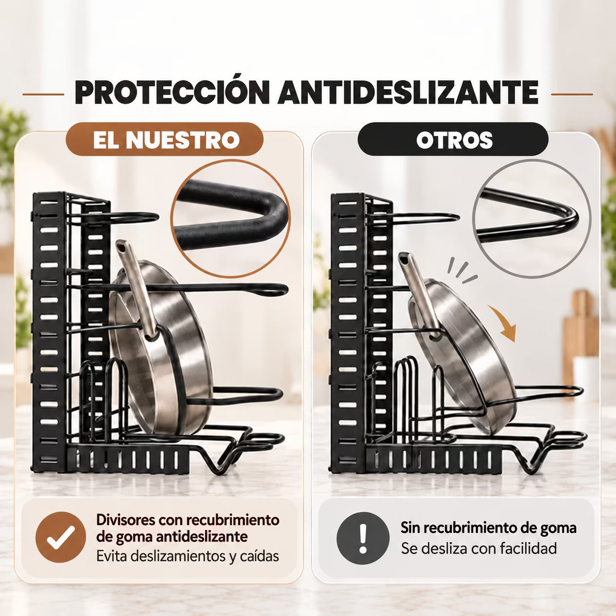 PotRack® – Organizador de Ollas y Sartenes